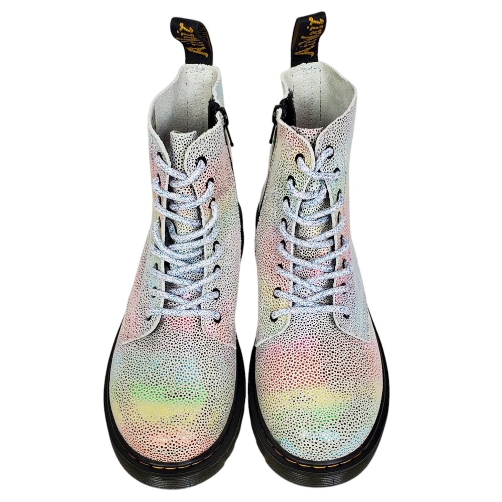 ✨ Dr. Martens 1460 Pascal J Boots Rainbow Kidray Leather 🌈 - Picture 8 of 13